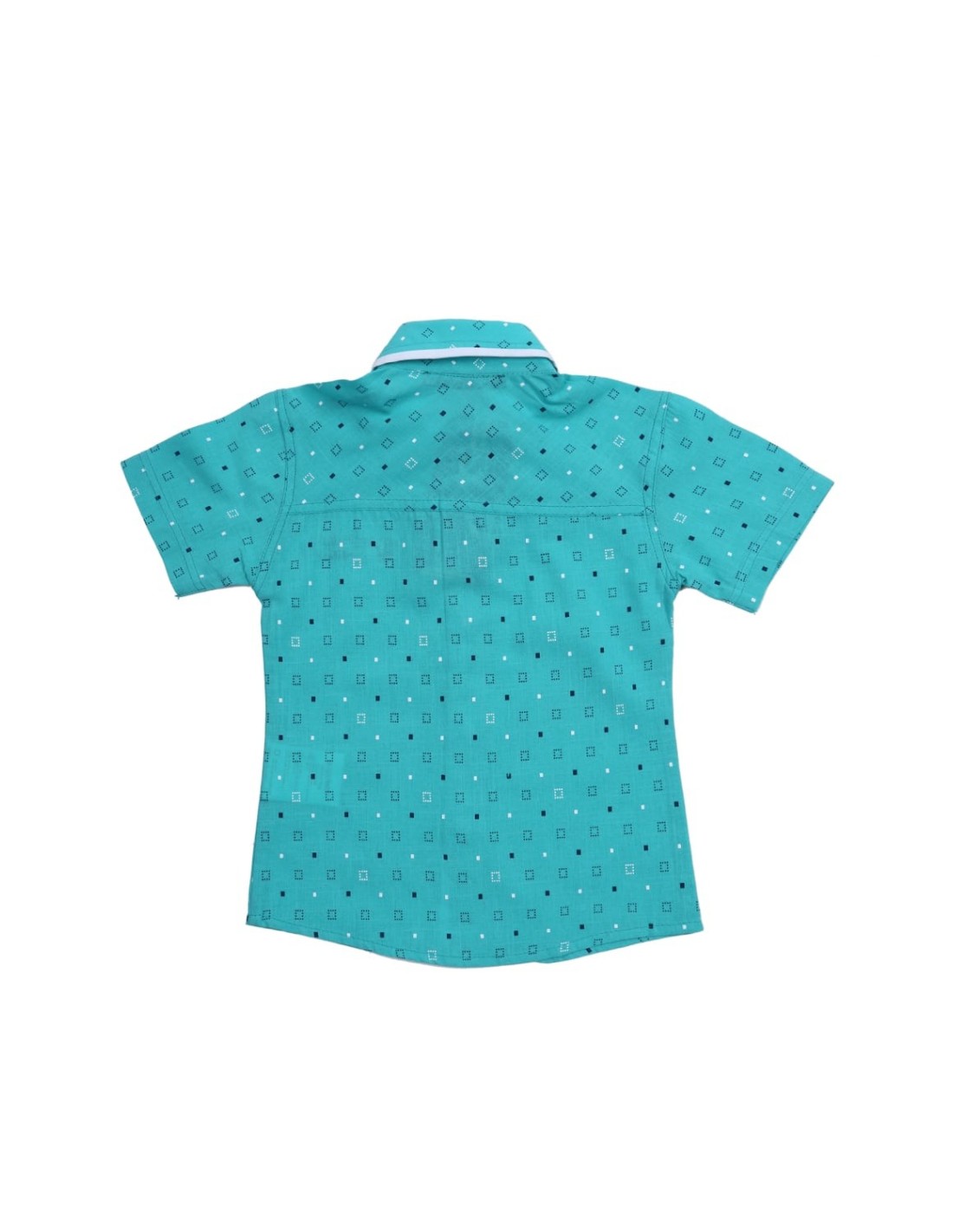 Boy\'s short-sleeved shirt, mint NDZ7461 - Online store - Boutique